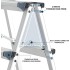 INGUNAR 4 Step Ladder Lightweight Folding Step Stool, Aluminum Portable Lightweight Ladder for Home and Office Use, Anti-Slip Pedal 330 Lbs Capacity Household Stepladder (SA)