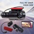 Dash Cam, Dual HD Car Dash Cam Built in WiFi GPS Car Dashboard Camera Recorder, Dash Cam Front and Rear, 170° Wide Angle, 360° Rotatable Camera, Night Vision