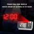 Digital Alarm Clock,Projection Alarm Clocks for Bedrooms with 180° Projector，Surface Electronic Clocks,with USB Charger,Snooze Model, Auto/Custom Brightness,for Office Table Bedroom Nightstand