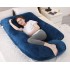 Pregnancy Pillow, U Shaped Full Body Pillow for Pregnancy Sleeping Support, 57 Inch Maternity Pillow for Pregnant Women Back, Hips, Legs, Belly, with Removable Velvet Cover