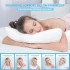 Ergonomic Memory Foam Bed Neck Pillow for sleeping, Adjustable Height Orthopedic Back Pillow, Head, Shoulders, Pillow for Neck Pain Relief,Snoring, Back/Side Sleeping, Breathing Neck Support Pillow