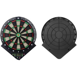 Electronic Dart Board, Durable Plastic Dart with 6 Darts 24 Soft Tips, 18 Games 159 Variations, Dart Target with LCD Scoring Screen，3 AA Dry Battery Operated, for Offices, Parties, Homes………