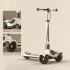 Scooter Kids Scooter with Handbrake, 3 Wheel Scooter for Boys & Girls Ages 4+, 5 Adjustable Height Handlebars， Foldable Scooter for Kids