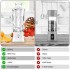 Wireless Portable Blender, Personal Size Hand Blender, Electric Juicer Blender（Usb Rechargeable), 6 Stainless Steel Blades Mini Travel Blender Smoothie Maker, Fruit and Milk Shakes - 600ML