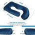 Pregnancy Pillow, U Shaped Full Body Pillow for Pregnancy Sleeping Support, 57 Inch Maternity Pillow for Pregnant Women Back, Hips, Legs, Belly, with Removable Velvet Cover