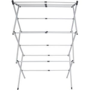 TDOO Portable Foldable Clothes Drying Rack - Space Saving X-Frame Design, Multi-Rod Support, Durable and Safe, Ideal for Various Scenes