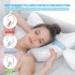 Ergonomic Memory Foam Bed Neck Pillow for sleeping, Adjustable Height Orthopedic Back Pillow, Head, Shoulders, Pillow for Neck Pain Relief,Snoring, Back/Side Sleeping, Breathing Neck Support Pillow