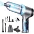 3 in 1 Wireless Handheld Rechargeable Portable Car Vacuum,19000PA High Power Cordless Rechargeable Car Vacuum, 2 Washable Filters and Strong Suction Brushless Motor,for Car,office Home Cleaning