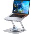 Adjustable Laptop Stand For Desk With 360°Rotating Base, Ergonomic Laptop Riser For Collaborative Work, Portable Foldable Computer Stand Fits For All 10-17.3