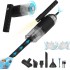 Cordless Car Vacuum Charging 12000Pa, Portable Handheld Vacuum Air Duster,Suck And Blow 2 In 1, With LED Light For Car/Home/Office/Pet, USB Rechargeable