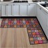 Kitchen Rugs and Mats Washable [2 PCS],Non-Skid Soft Absorbent Kitchen Mats Set for Floor,Comfort Runner Rug Carpets for Kitchen Floor,Sink,Laundry,Hallway,Dinning Room,Office (40*60cm+40*120cm-1)